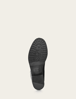Melissa Double Sole Button Lug Tall - Black - Sole