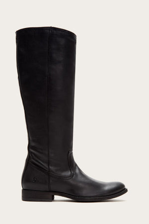 Melissa Inside Zip Tall - Black - Hero