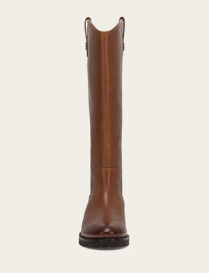 Melissa Lug Button Tall Wc - Tan - Front