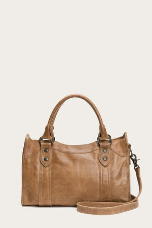 Frye Beige Melissa Satchel