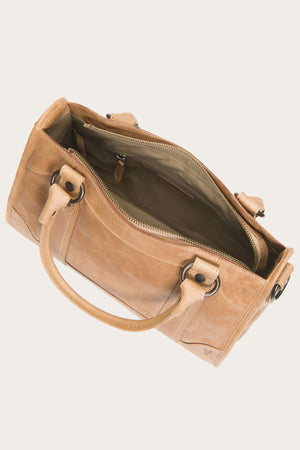 Frye Beige Melissa Satchel