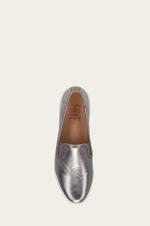 Mia Slip On - Dark Pewter - Top Down