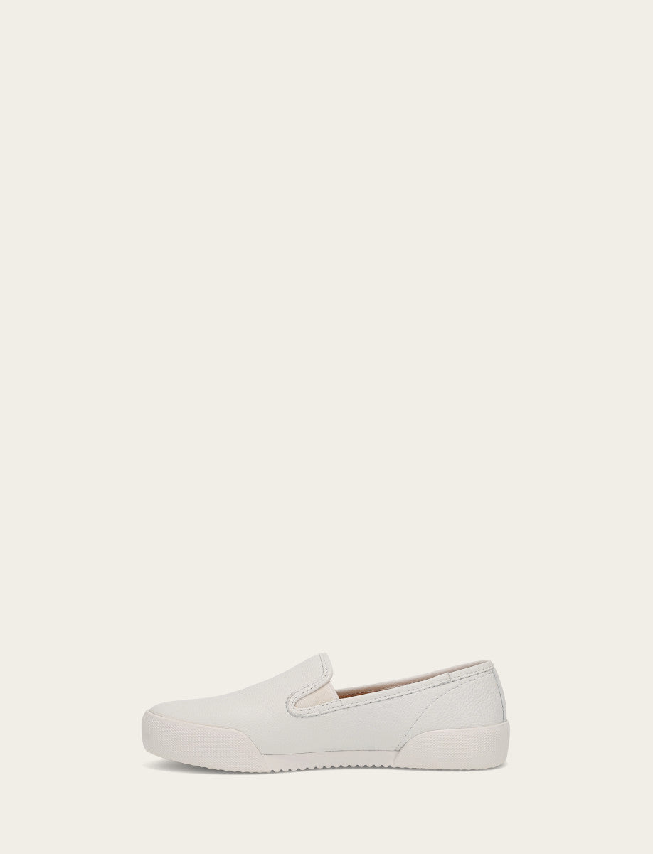 Mia Slip On - White - Inside