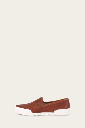 Mia Slip On - Cognac - Inside