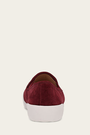 Mia Slip On - Wine - Back