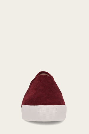 Mia Slip On - Wine - Front