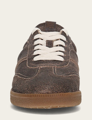 Milly Low Lace Shearling - Dark Truffle - Front