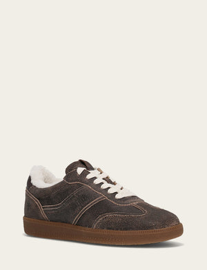 Milly Low Lace Shearling - Dark Truffle - Hero
