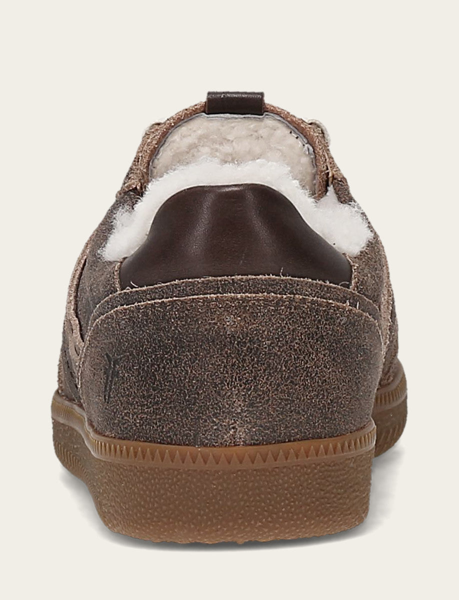 Milly Low Lace Shearling - Dark Truffle - Back