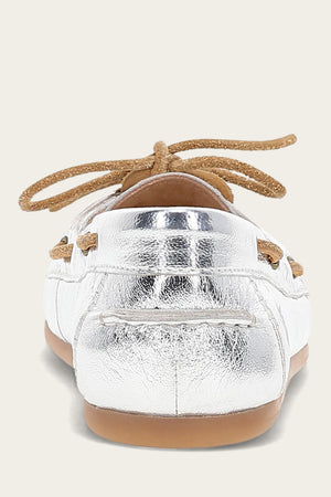 Naya Boat Shoe - Silver - Back