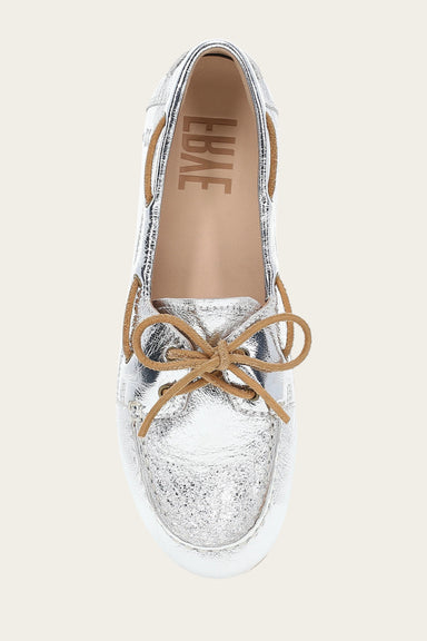 Naya Boat Shoe - Silver - Top Down