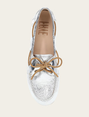 Naya Boat Shoe - Silver - Top Down