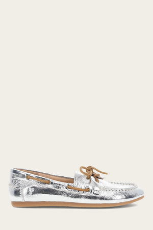 Naya Boat Shoe - Silver - Outside