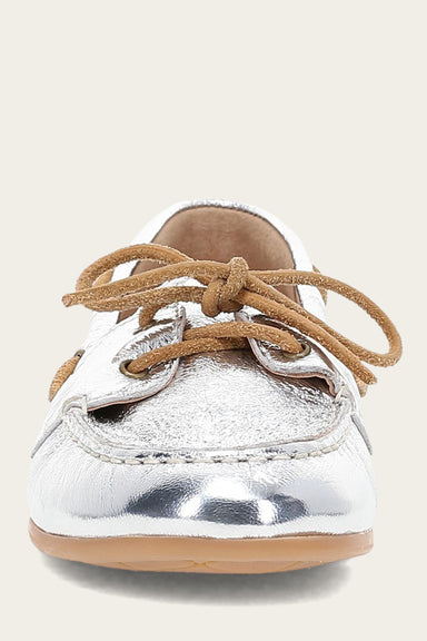 Naya Boat Shoe - Silver - Front