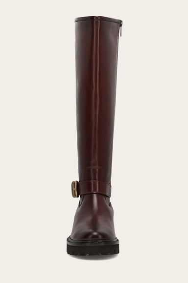 Olivia Buckle Tall - Bourbon - Front