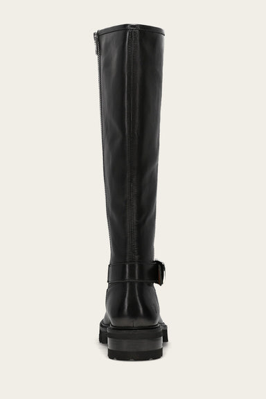 Olivia Buckle Tall - Black - Back