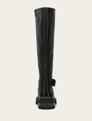Olivia Buckle Tall - Black - Back