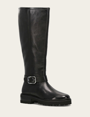Olivia Buckle Tall - Black - Hero