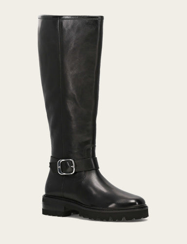 Olivia Buckle Tall - Black - Hero