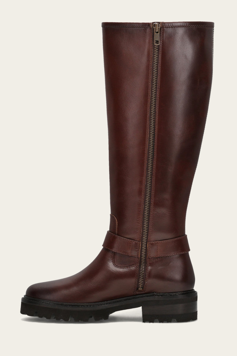 Olivia Buckle Tall - Bourbon - Inside