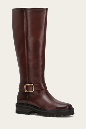Olivia Buckle Tall - Bourbon - Hero