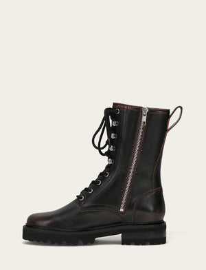 Olivia Combat - Antique Black - Inside