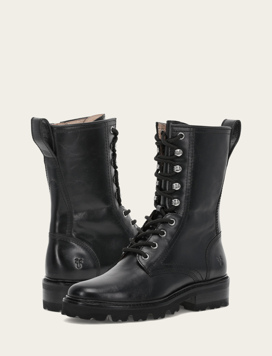Olivia Combat - Black - Pair