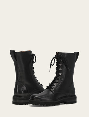Olivia Combat - Black - Pair