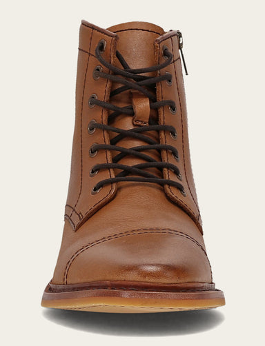 Paul Mid Lace - Saddle - Front