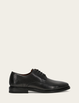 casual black dress shoes Frye Paul Oxford