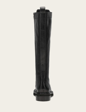 Phoebe Lace Up Tall - Black - Back