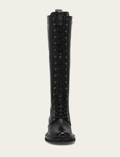 Phoebe Lace Up Tall - Black - Front