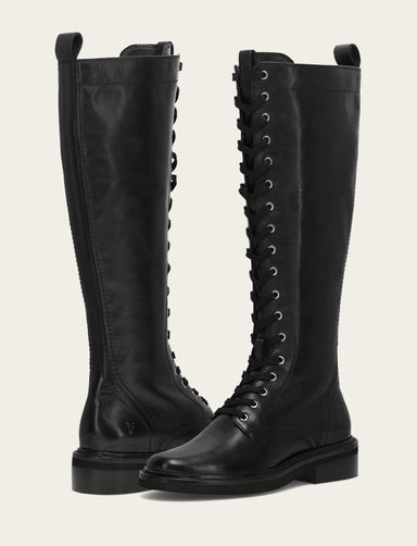 Phoebe Lace Up Tall - Black - Pair