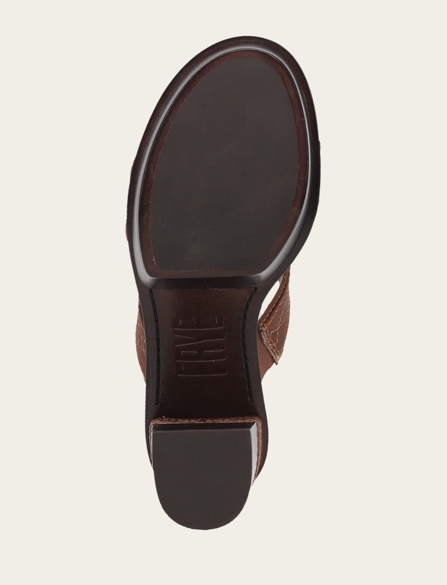 Pipa Woodstock 2 Band Platform Sandal - Saddle - Sole