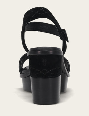 Pipa Woodstock Sandal - Black - Back