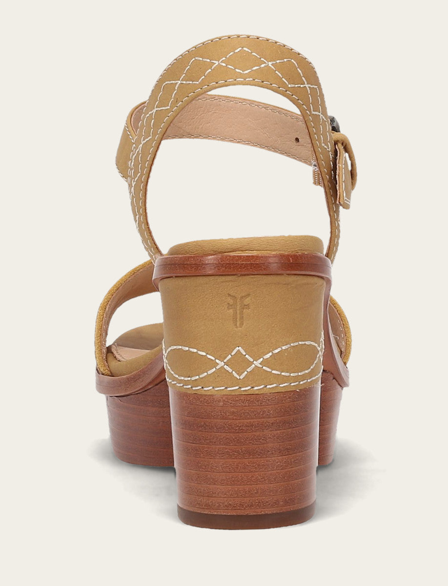 Pipa Woodstock Sandal - Banana - Back