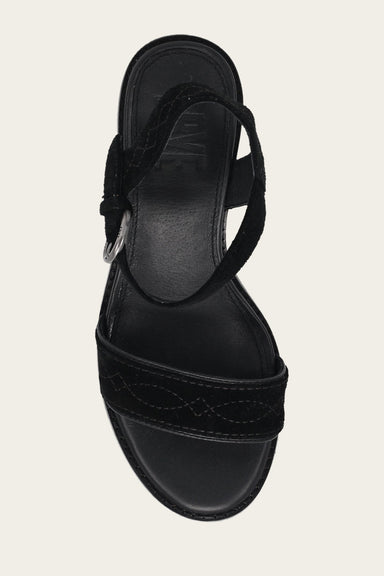 Pipa Woodstock Sandal - Black - Top Down