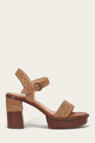 Pipa Woodstock Sandal - Almond - Outside