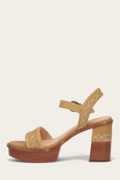 Pipa Woodstock Sandal - Banana - Inside