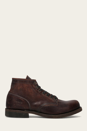 Prison Boot - Dark Brown - Outside