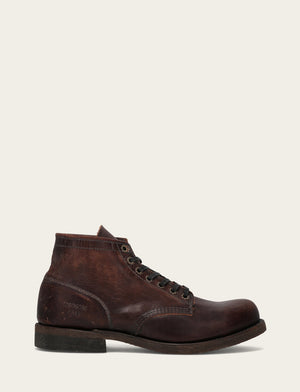 Prison Boot - Dark Brown - Outside