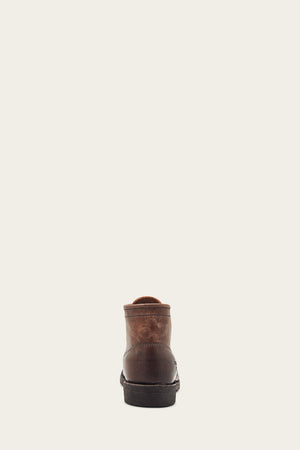 Prison Boot - Dark Brown - Back