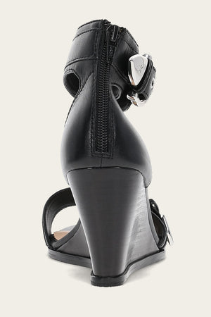 Rachel 2 Piece Sandal - Black - Back