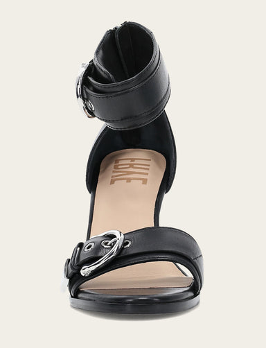 Rachel 2 Piece Sandal - Black - Front