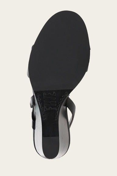 Rachel Buckle Sandal - Black - Sole