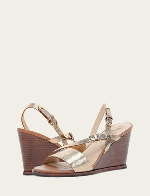 Rachel Buckle Sandal - Dark Gold - Pair