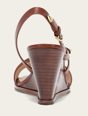 Rachel Buckle Sandal - Cinnamon - Back