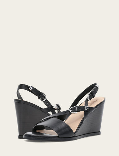 Rachel Buckle Sandal - Black - Pair