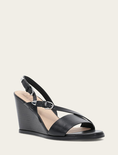 Rachel Buckle Sandal - Black - Hero
