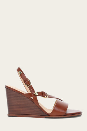 Rachel Buckle Sandal - Cinnamon - Outside